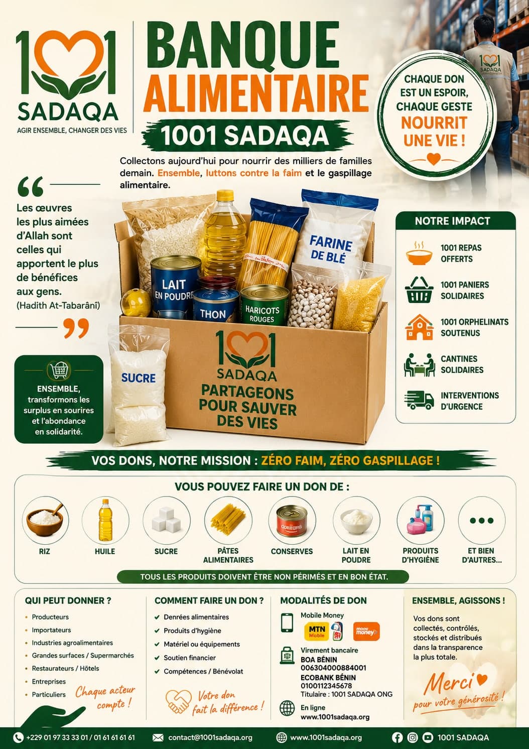 Banque Alimentaire 1001 SADAQA